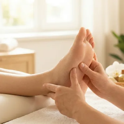 Pijat refleksi kaki panggilan di jogja oleh terapis kind massage.